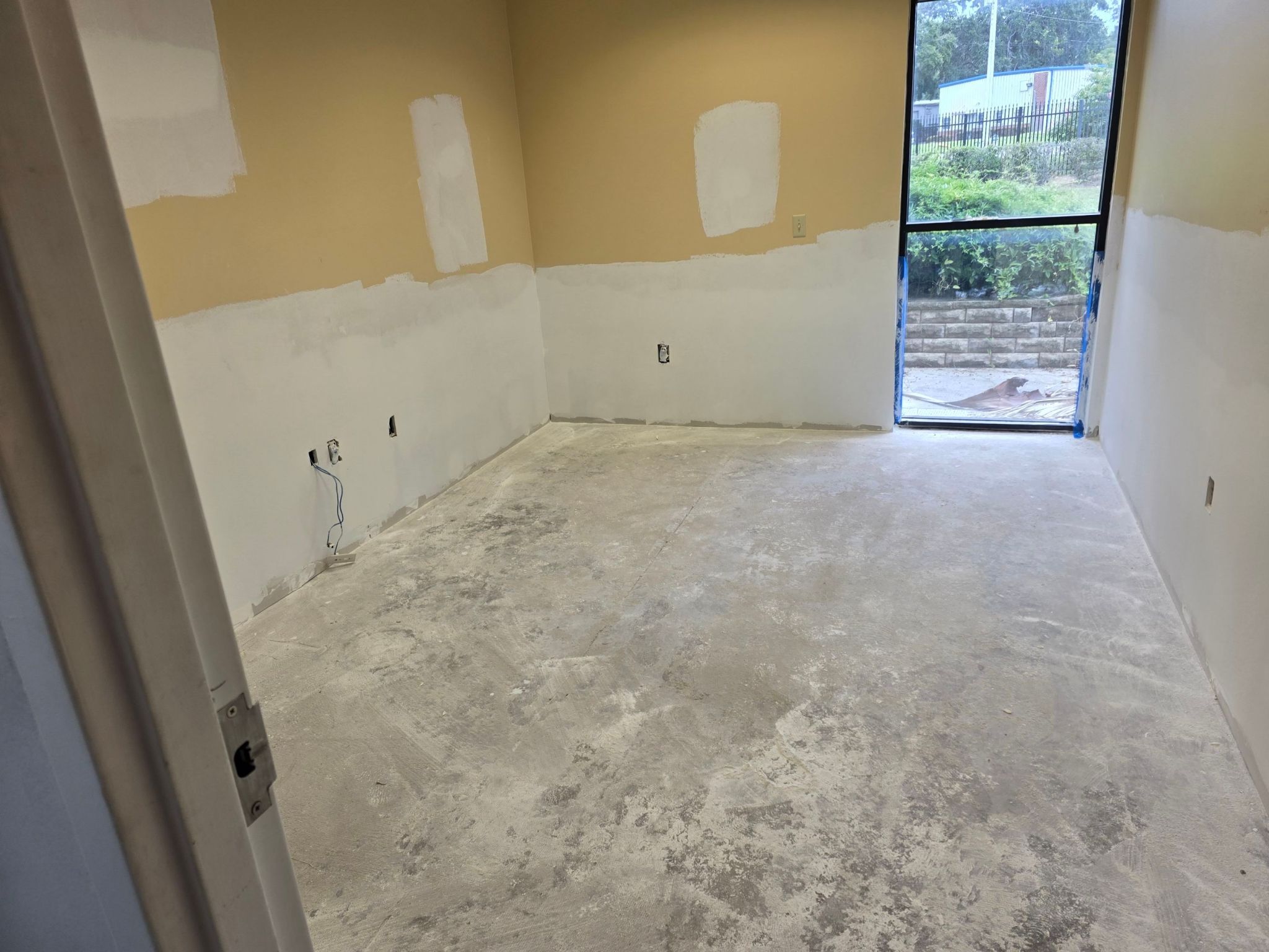 BHI Services office restoration and tenant improvement work at an industrial complex in Orlando